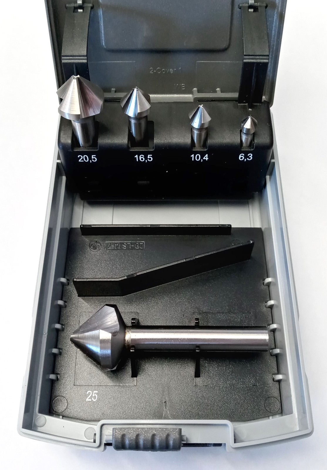 RUKO Countersink Set Type C 82° HSS Inch Dimensions – 5 pcs. 102193 RO Germany