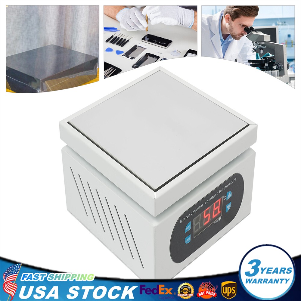 Electric Hot Plate Preheat Soldering Preheating Station Welder 100mm x 100mm