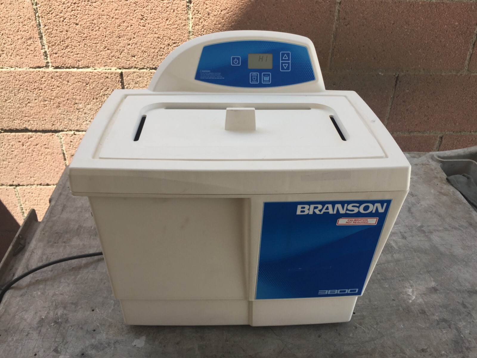 BRANSON BRANSONIC CPX 3800 DIGITAL BATH ULTRASONIC CLEANER