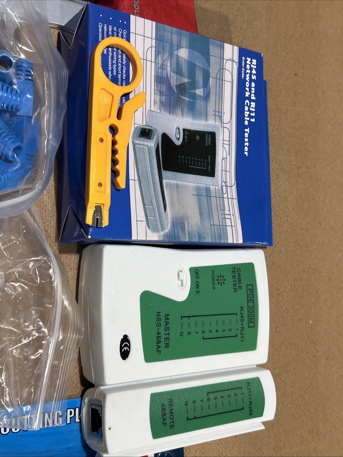 NEW RJ45 Pass Through Networking Crimp Tool Kit Cat5 Cat6 Network Crimping – SXD
