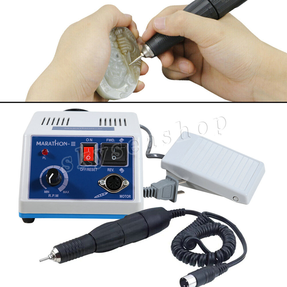 Dental Lab Marathon Electric Micromotor Polishing Unit / 35K rpm Motor Handpiece