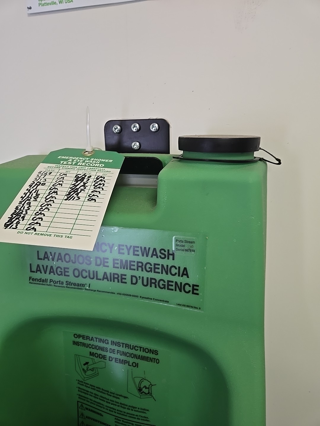 Honeywell 200 Porta Stream Portable Emergency Eyewash