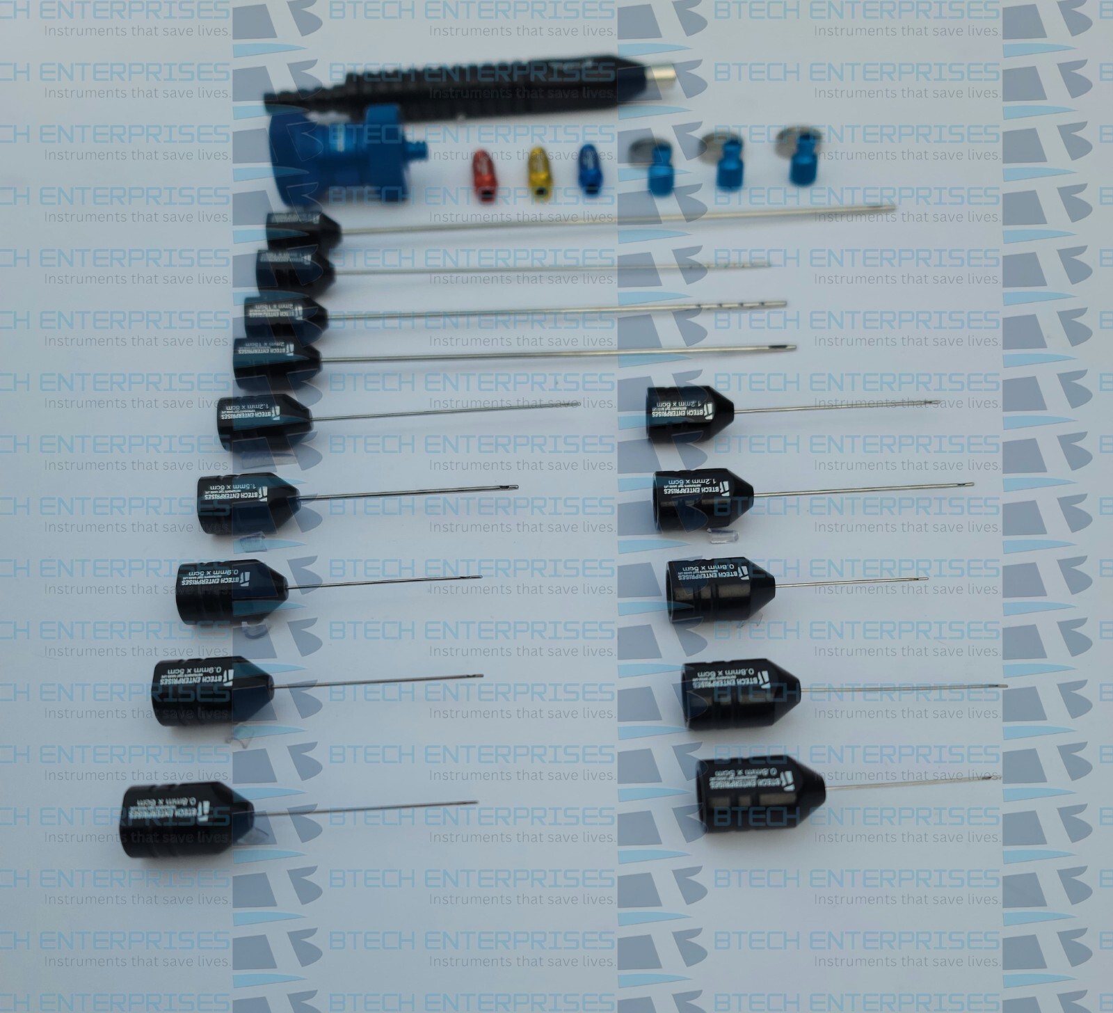 Liposuction Tulip Type Super Luer lock Cannulas Set Facial Fat Grafting Kit