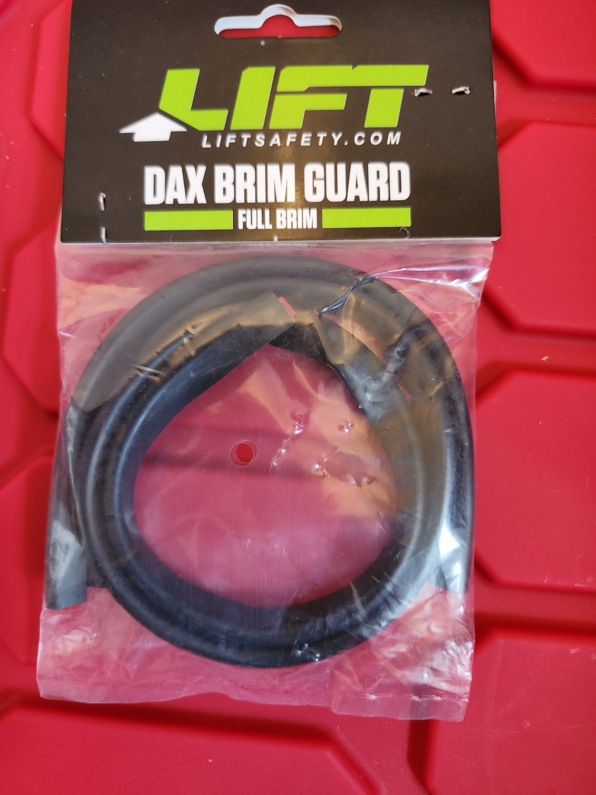 DAX Full Brim Guard Black Hard Hat Rim Edge Protector Lift Safety HDBP-21FB