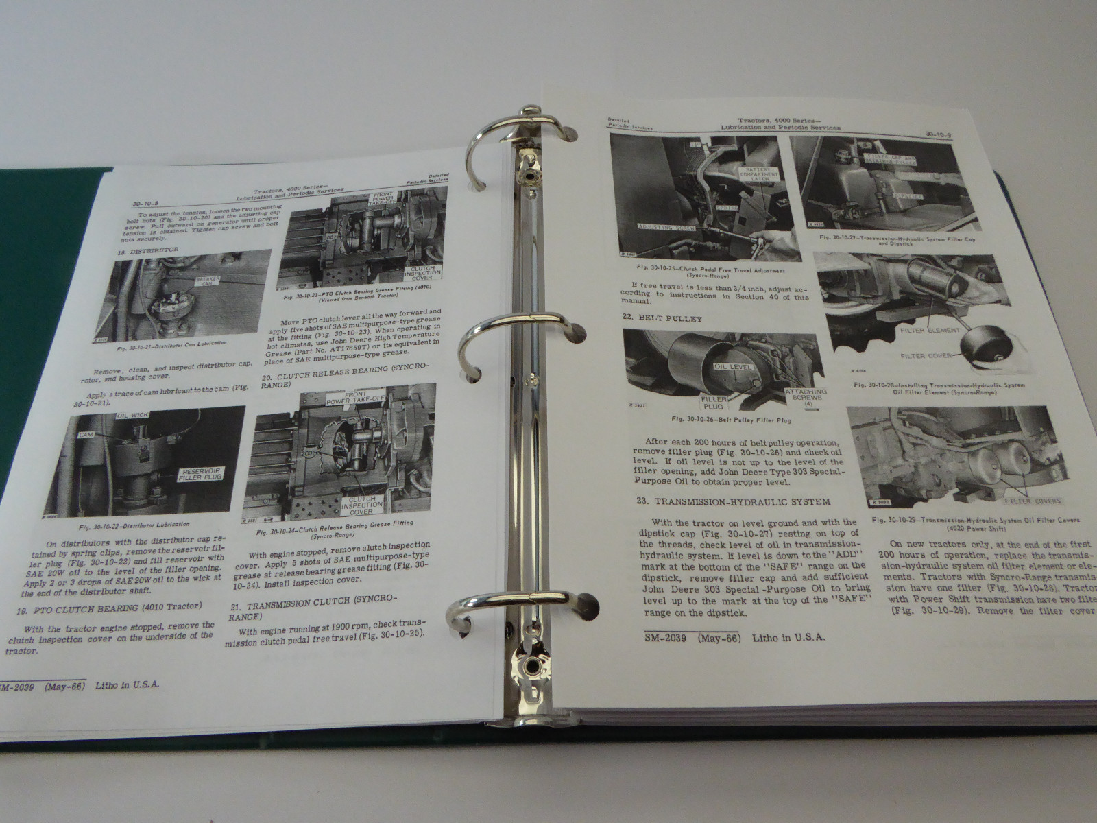 John Deere 4000, 4010, 4020 Tractor Technical Service Repair Manual Shop Book