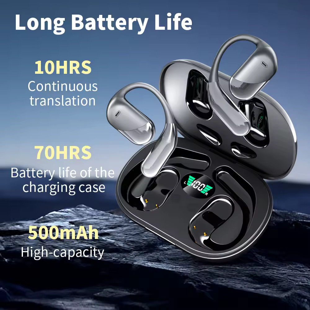 AI Translation Earbuds Real Time 144 Language Translator Earbuds for ALL iPhone
