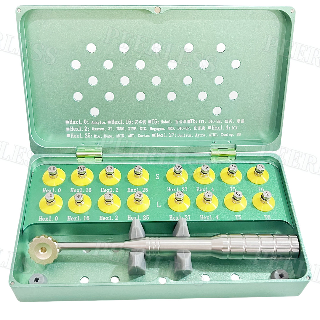 Dental Oral Universal Screwdriver Torsion Wrench Dental Repair Tool Kit