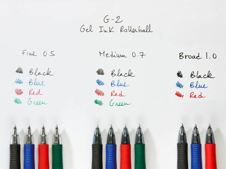Pilot G2-10 Gel Ink Rolling Ball Pen Refills, 1.0mm Bold Point, 3 Packs