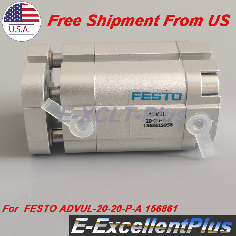 Mini Compact Air Pneumatic Cylinder ADVUL2020PA For Festo ADVUL-20-20-P-A 156861
