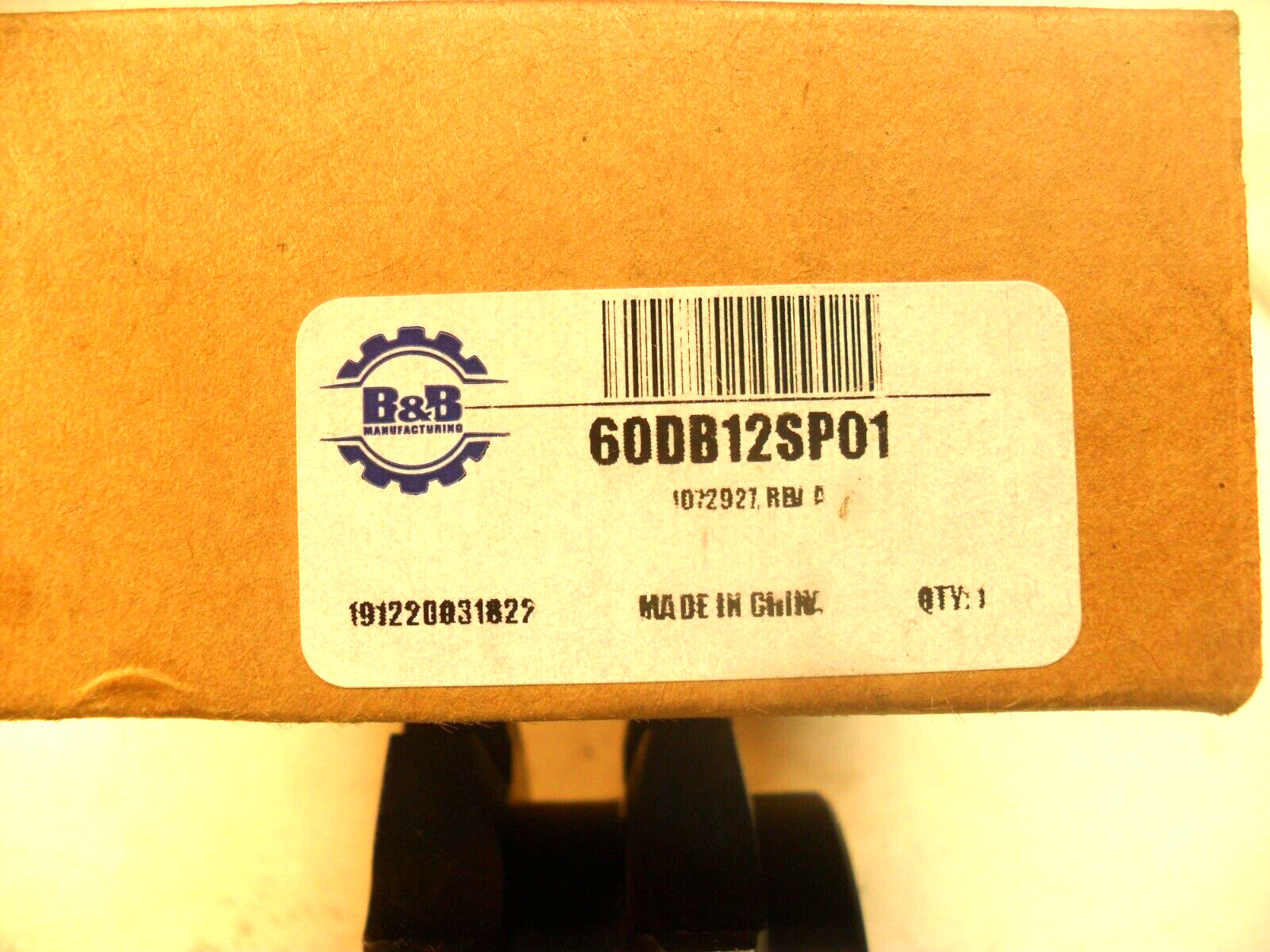 B&B – 60DB12SP01 Double Row Sprocket 1-1/4″ Bore, 2 Set Screws, 12 Teeth NIB