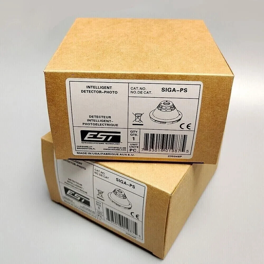 NEW EDWARDS EST SIGA-PS PHOTOELECTRIC DETECTOR FIRE ALARM FREE SHIP