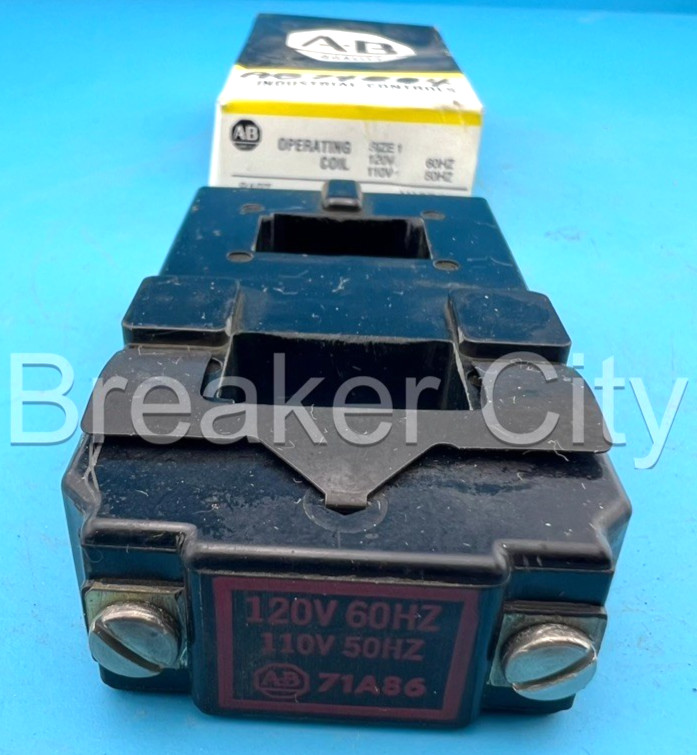 Allen Bradley 71A86 Operating Coil 120V 110V 60hz 50hz Size 1 — NEW