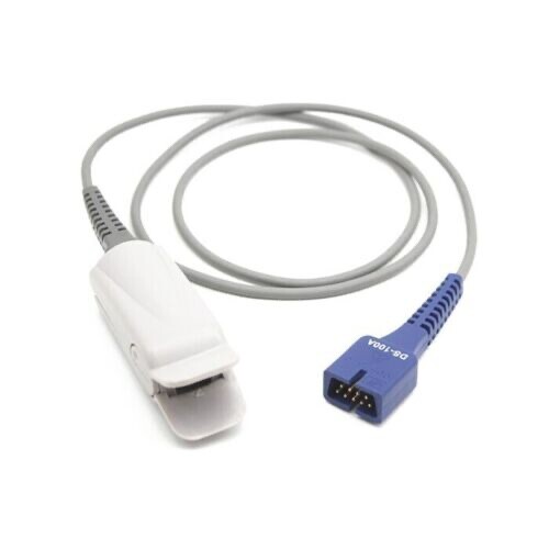 GE Healthcare DS100A Original SpO2 Cable 9 pin – Same Day Shipping