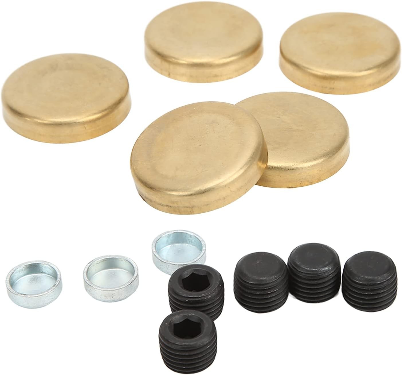 Brass Engine Freeze Plug Kit for Chevy Small Block 283 305 327 350 1957-1997