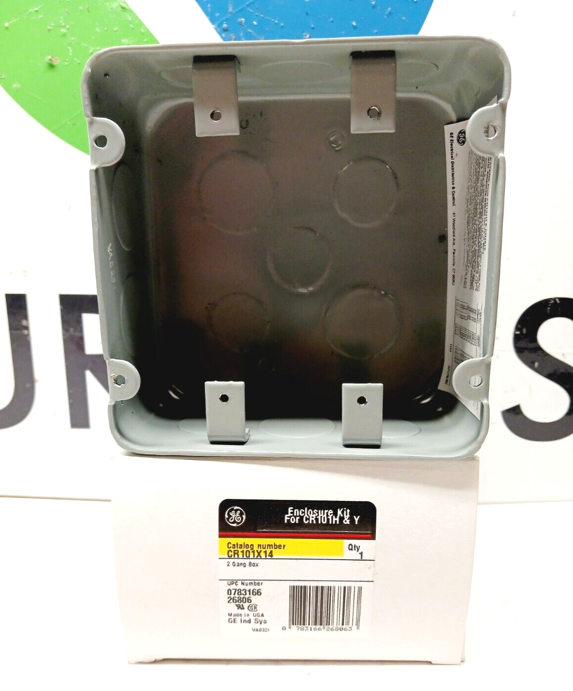 NEW GENERAL ELECTRIC CR101X14 2 GANG BOX