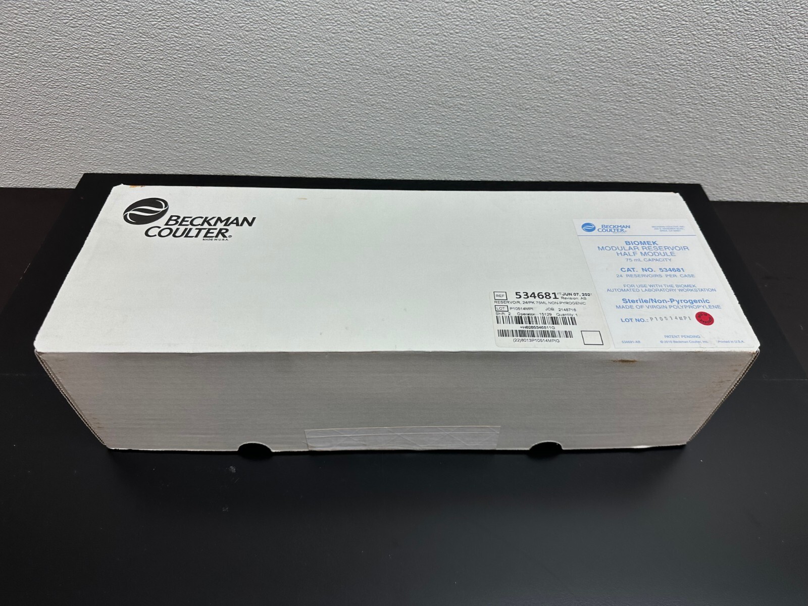 Beckman Coulter Biomak REF 534681 Modular Reservoir 75 mL Half Module