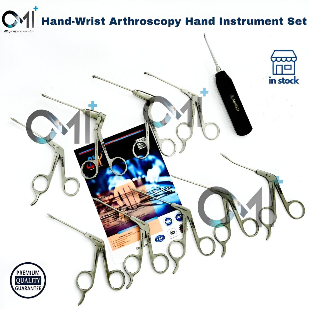 Hand-Wrist Arthroscopy Hand Instruments Set Small Joint, Arthroscopy Forceps Set