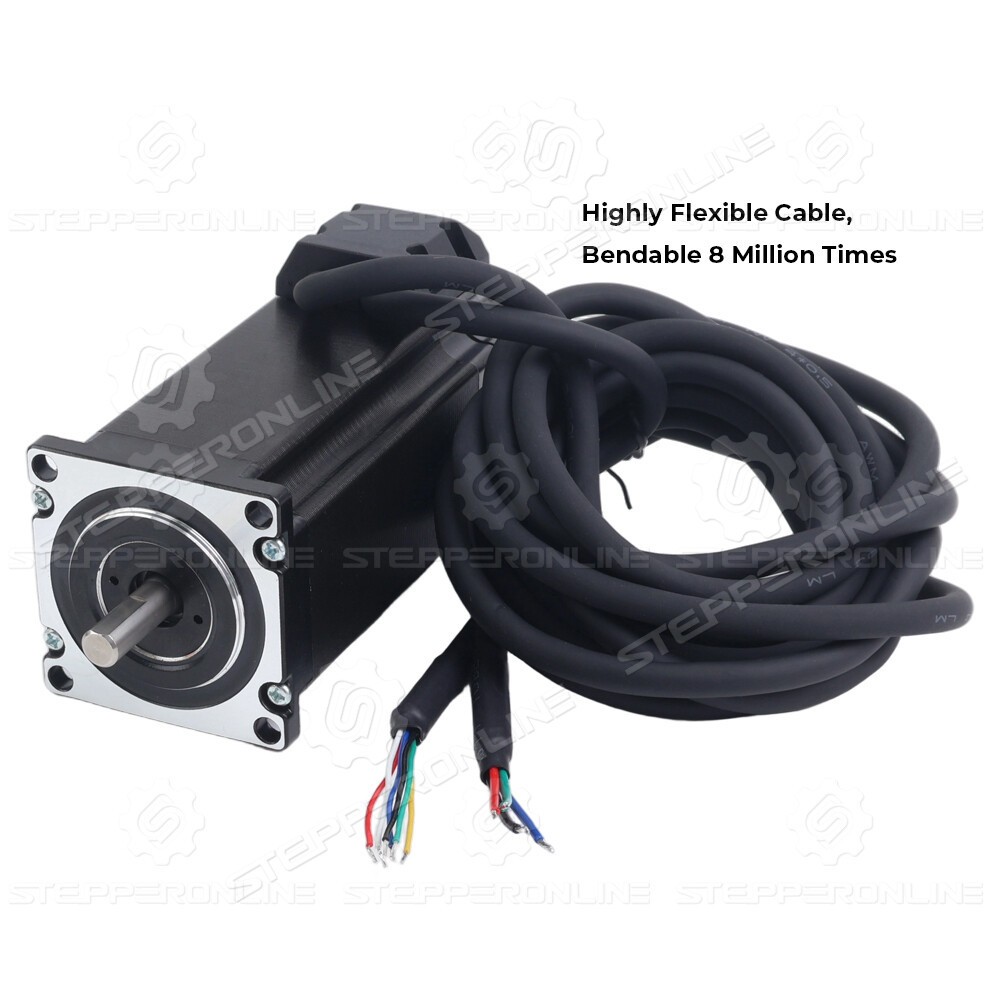 STEPPERONLINE 4 Axis Nema 23 57 Closed Loop Stepper Motor 425oz.in & Driver Kit