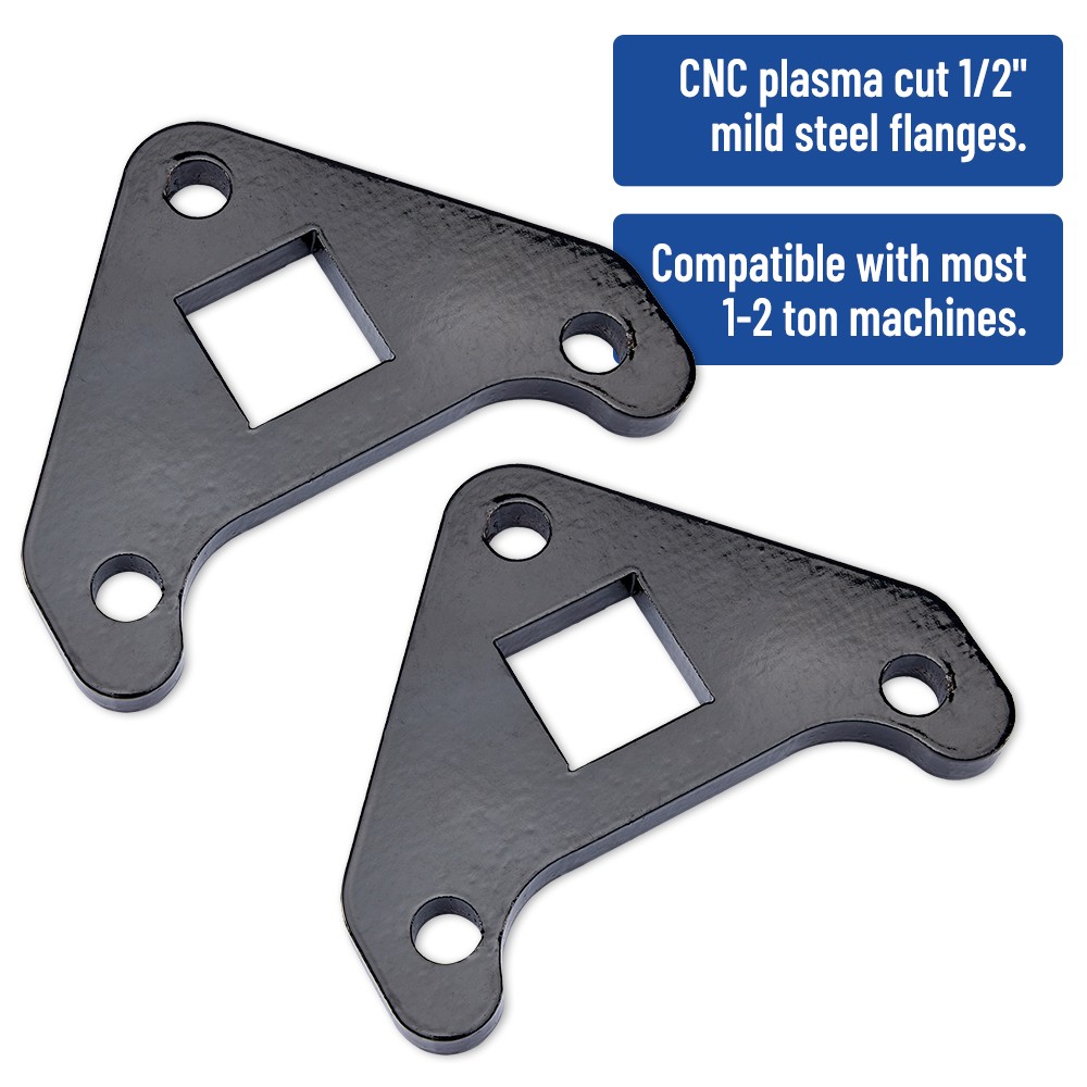 2Pcs Flange brackets For China Mini Excavator Drive Motor Reinforcement Brackets