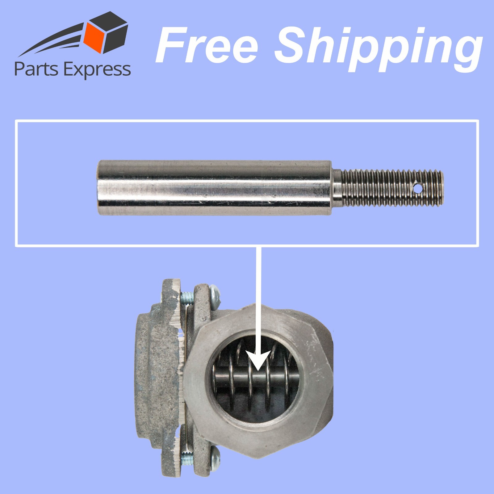 Shaft Extension (#38954-00) for UNIPRESS Vacuum Valve (1-1/4″) #38977-00
