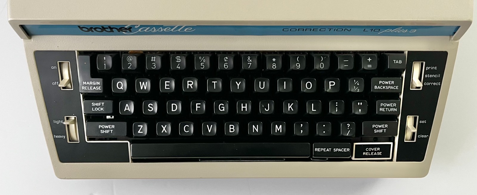 Brother Electric Typewriter w/ Case – Serviced & Ready to Type