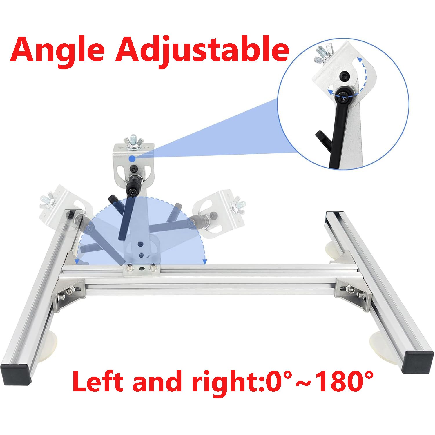Stand for DIY Reciprocating Linear Actuator Motor Bracket Pitch Angle Adjustable