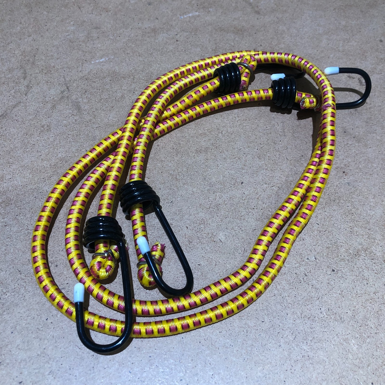 Bungee Cord Strap Tarp Elastic Tie Down Set Dia 8mm Length 32″ Varies Colors