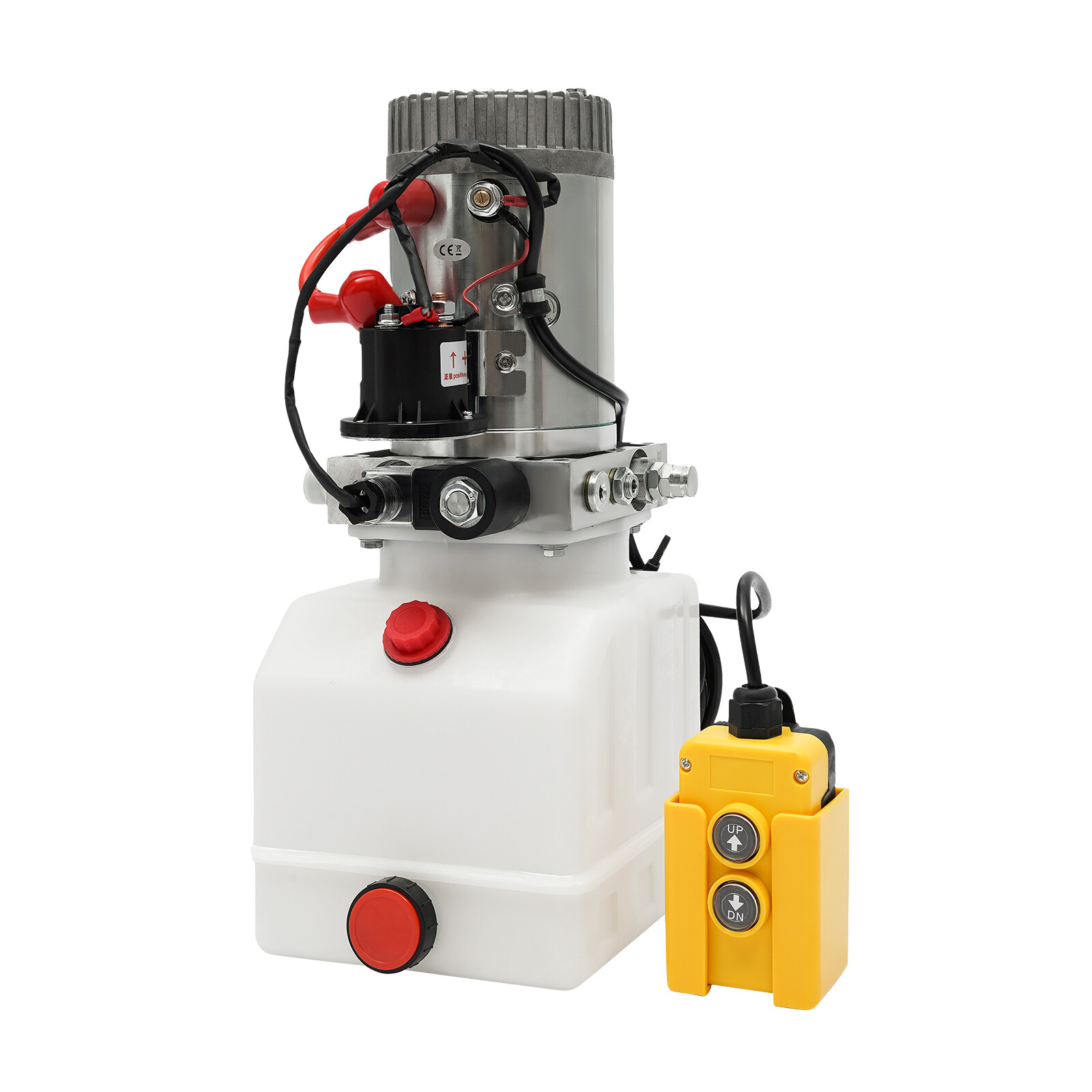 Electric Hydraulic Pump, Hydraulic Power Unit 12V, Single Acting Oil Pump 4/L