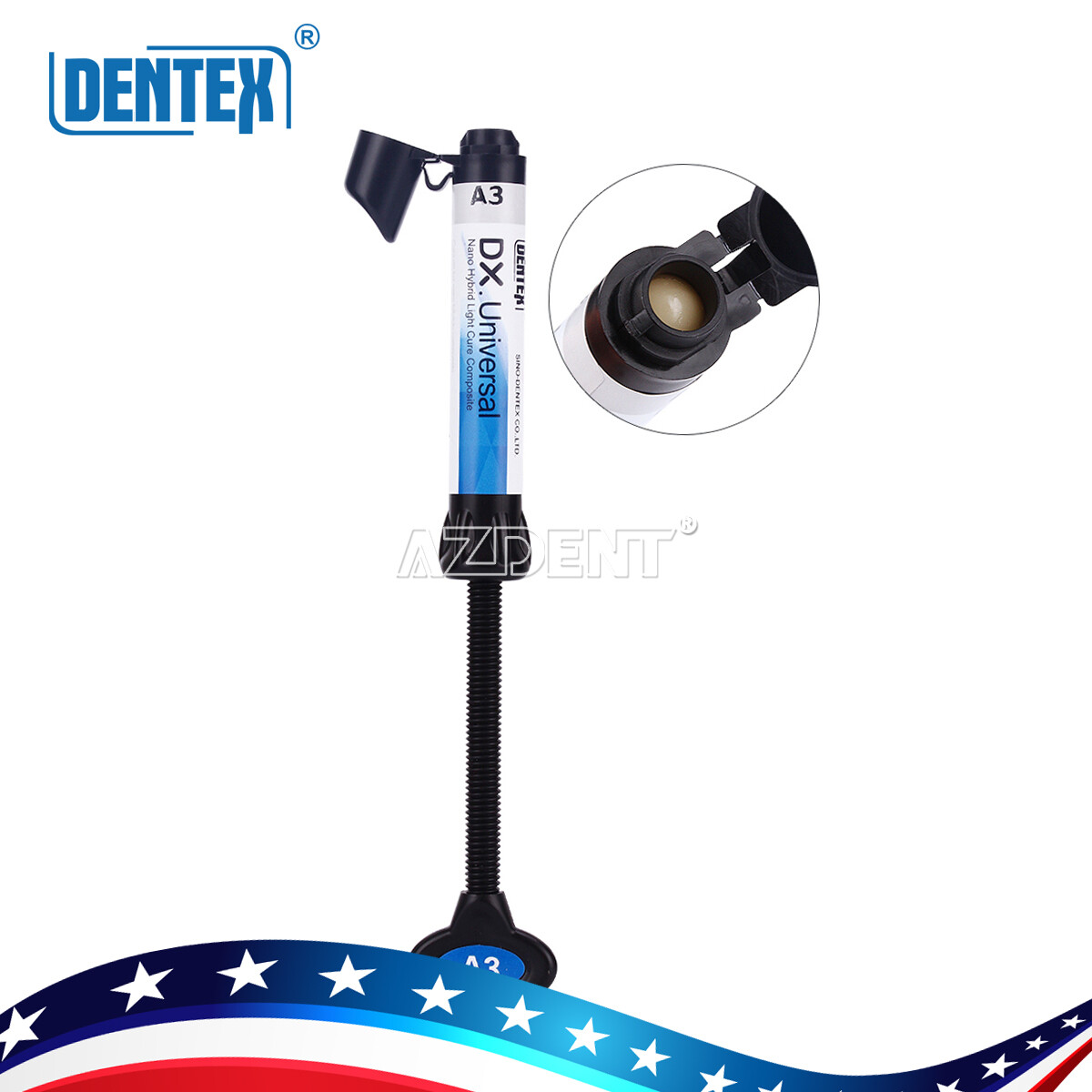 Dental Light Cure Composite Resin Etching Adhesive Kit/ LED Curing Light Lamp