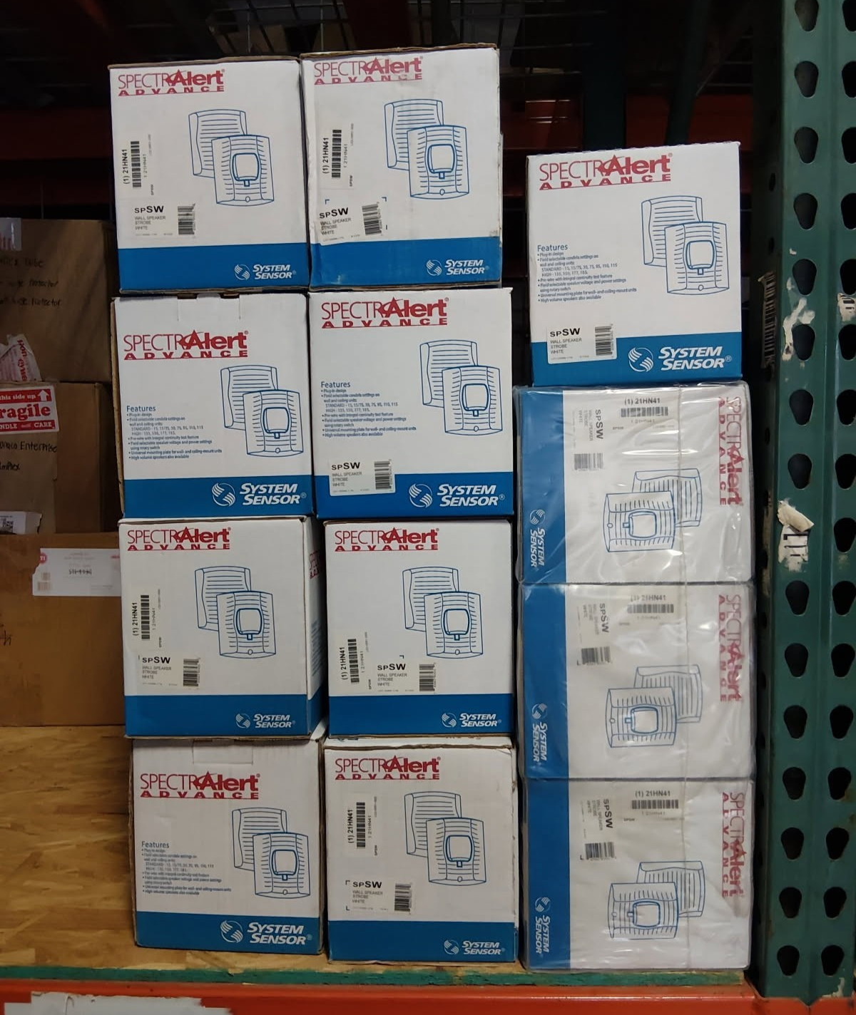 System Sensor SpectrAlert Advance SPSW Wall Speaker Strobe White FIRE