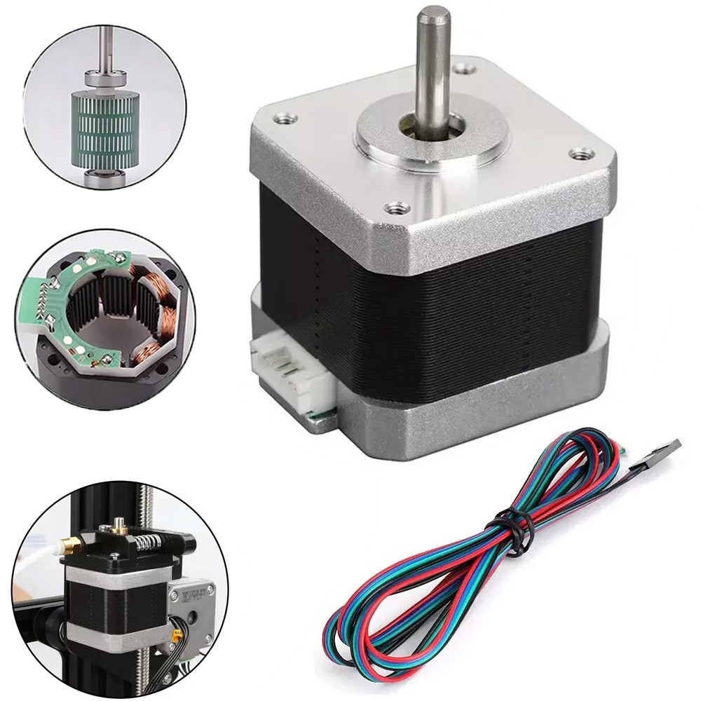 NEMA17 42mm Open-Loop Stepper Motor 2-Phase, 0.56Nm, Suitable for CNC