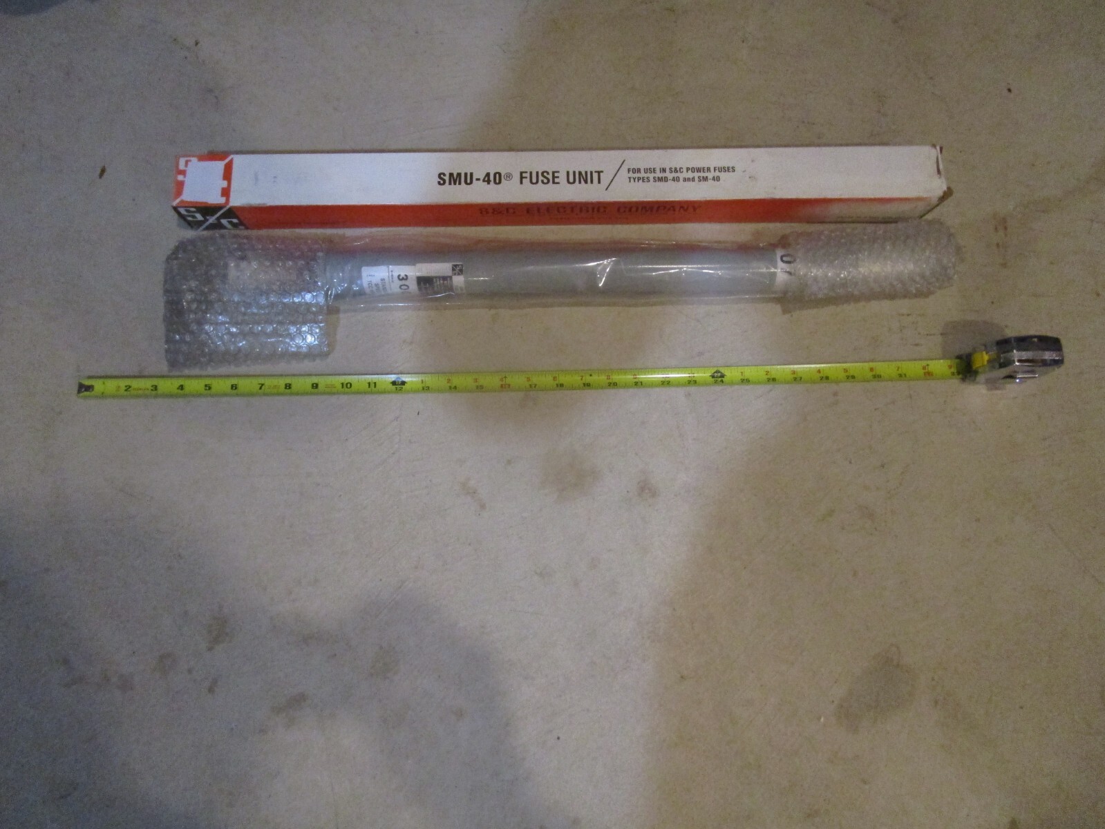 S&C SMU-40 POWER FUSE UNIT, 25.000 AMP, R0320