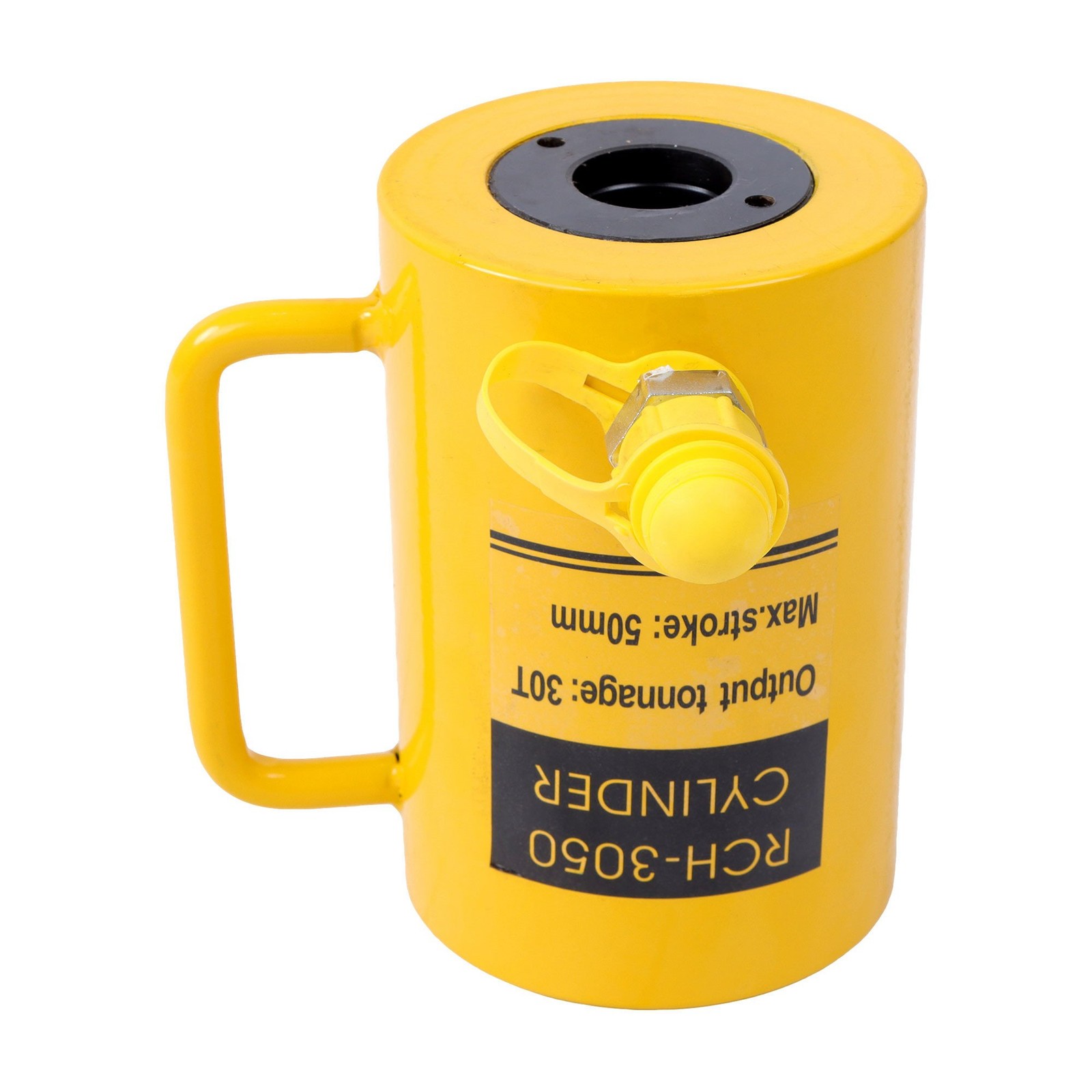LABLT 30T Hydraulic Hollow Ram Cylinder 2″/50mm Stroke Working Single Acting