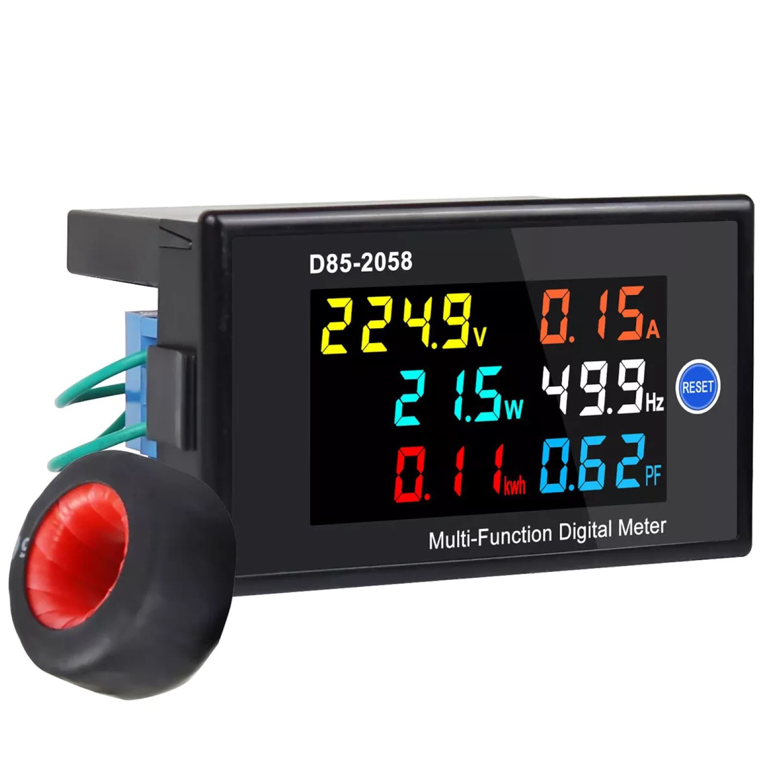 1PCS Digital LCD AC Panel Meter Assembly Kit Support AC 0-99.99A AC current
