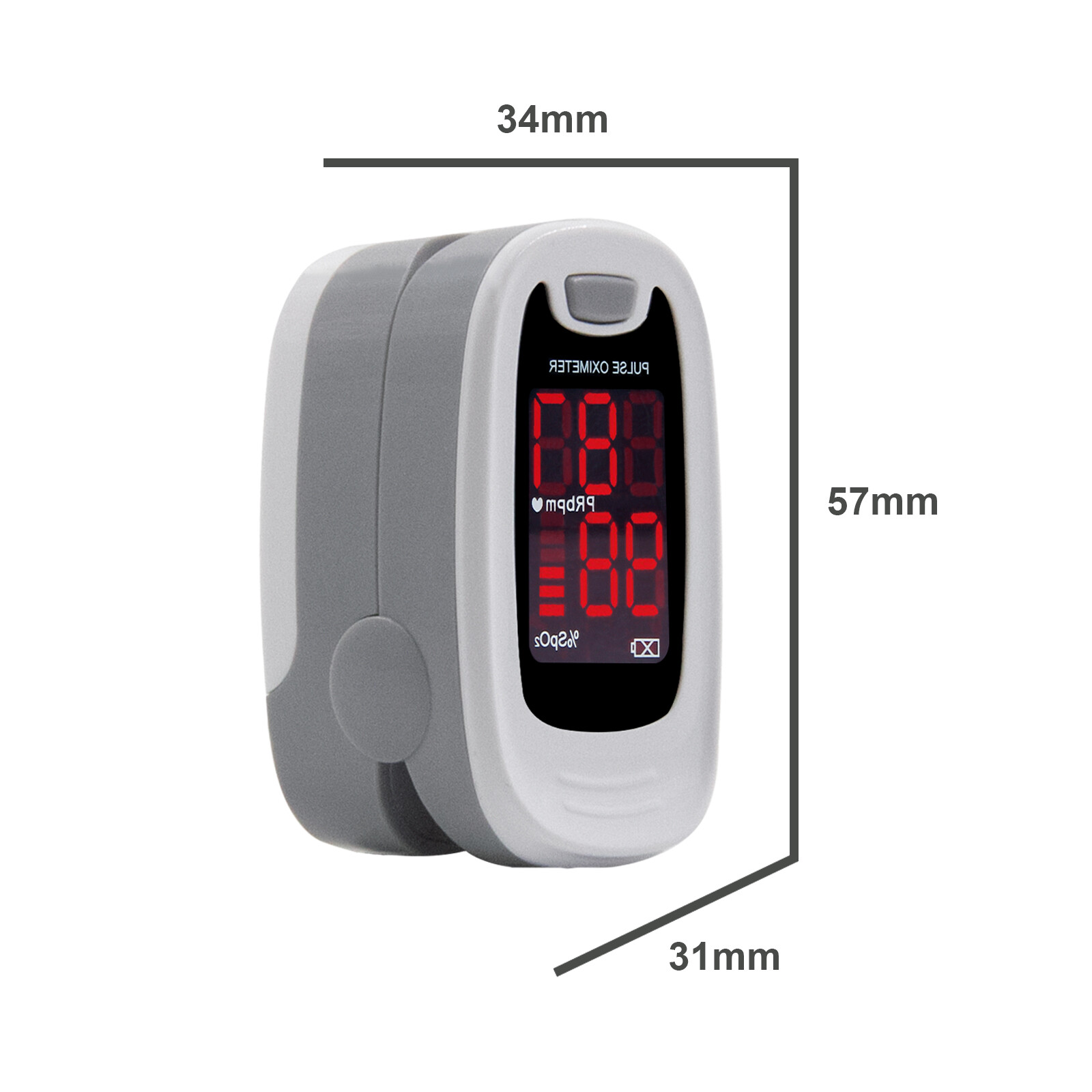 Fingertip Pulse Oximeter Blood Oxygen Saturation Monitor LED CMS50M