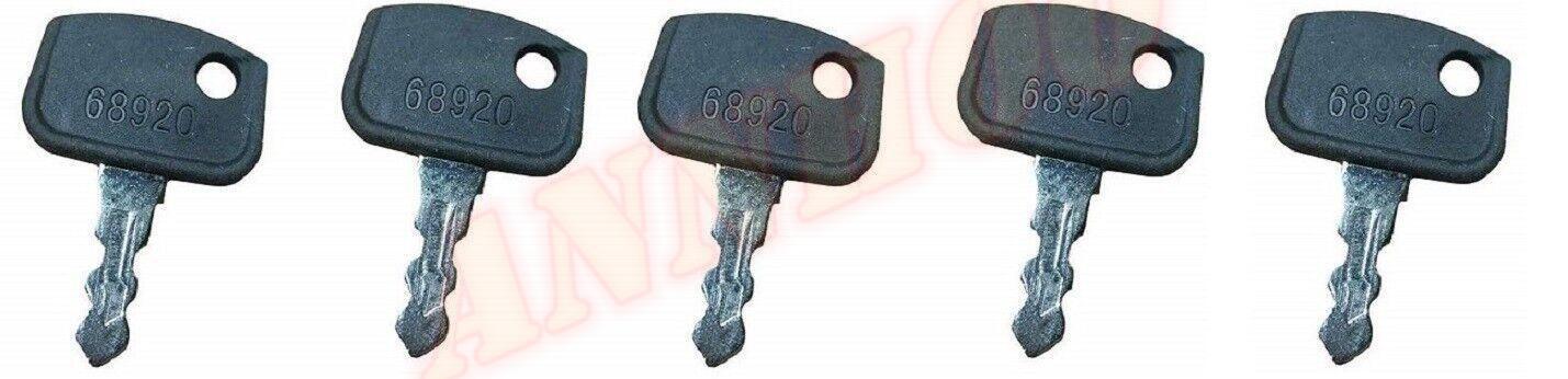 5 Kubota Equipment RTV Utility Ignition Keys B BX F GR ZD RTV500 RTV900 68920