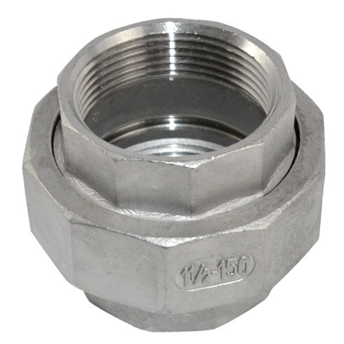 1-1/2″ 1.5″ NPT Female Straight Union Coupling Pipe Fitting stainless steel 304