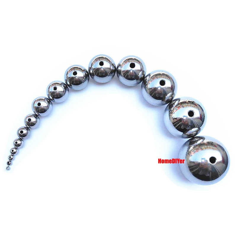 Dia 2mm-60mm Solid Stainless Steel Through Hole Balls Smooth Drilling Steel Ball