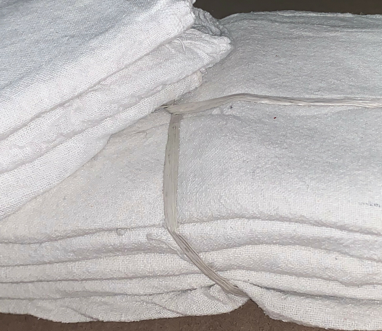 2500 New Great Mechanics Shop Rags Towels White 14″X14″