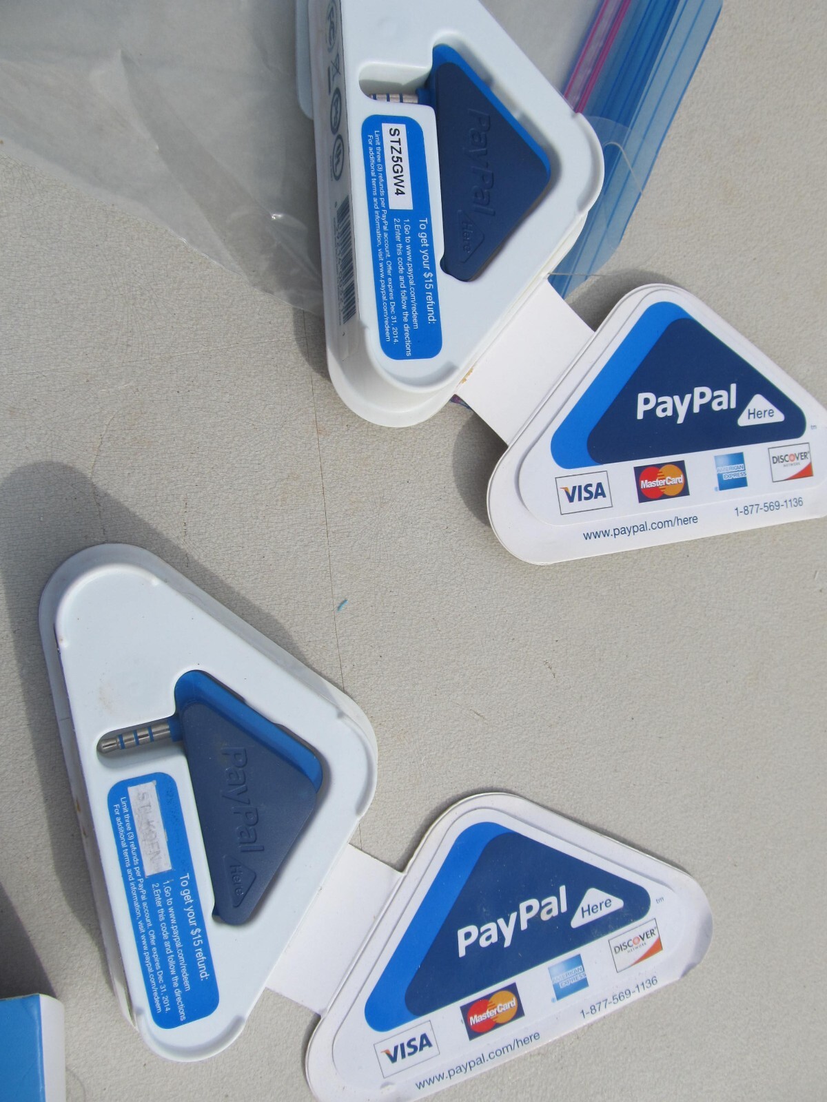 PayPal Mobile Card Reader Swiper For iPhone and Android 3 total readers