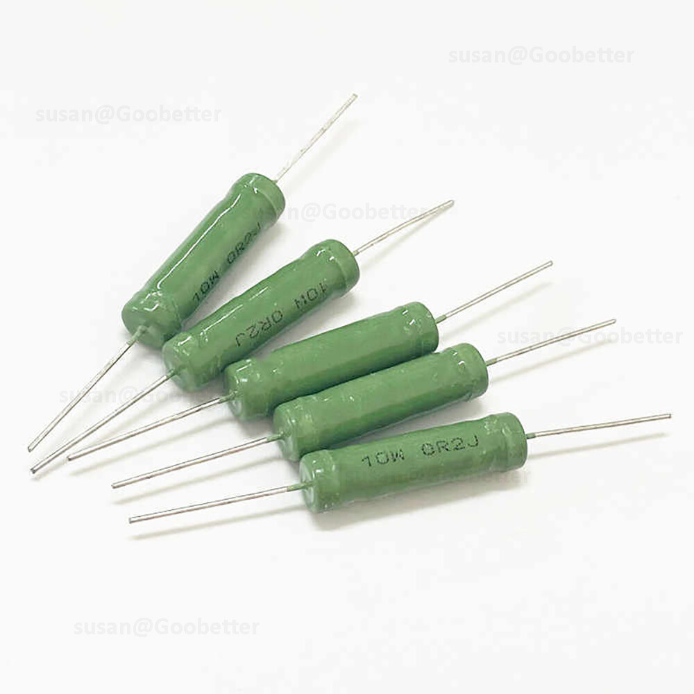 10W Wirewound Resistors Axial Leaded 5% J 0.05 to 47K ohm Resistor Through Hole