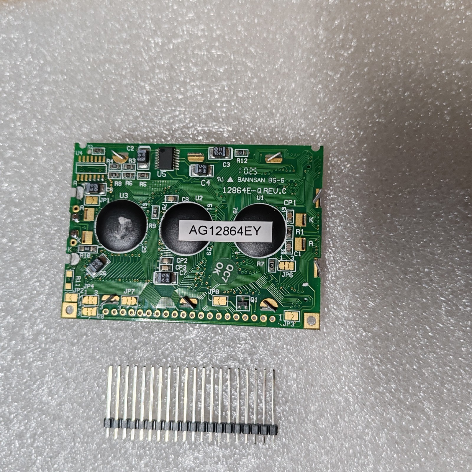 AG12864EY NEW compatible LCD PANEL 90 days warranty
