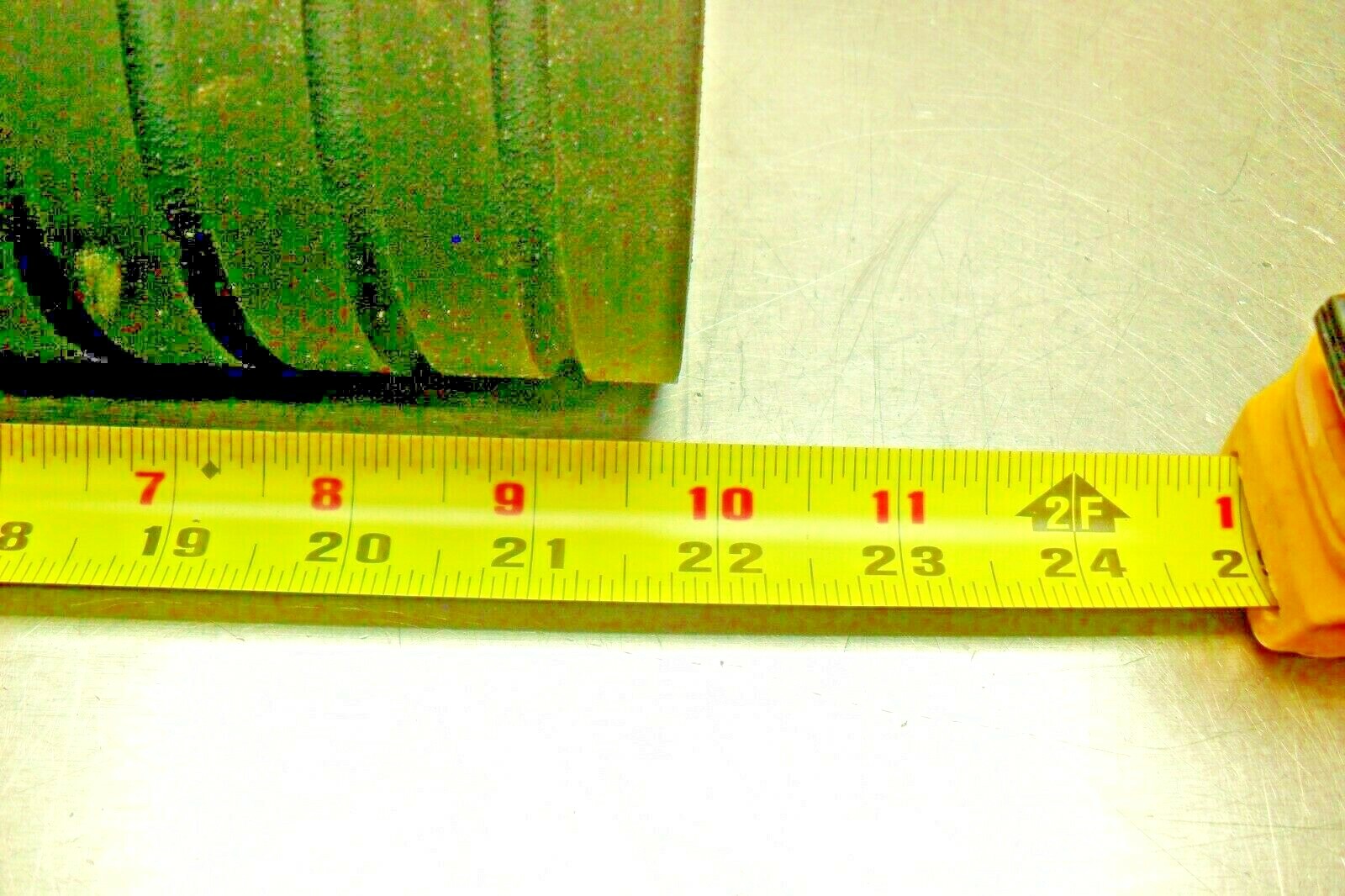 Industrial Rubber Spiral Groove Rollers SS frame 2.50 x 3.500 x 21.75
