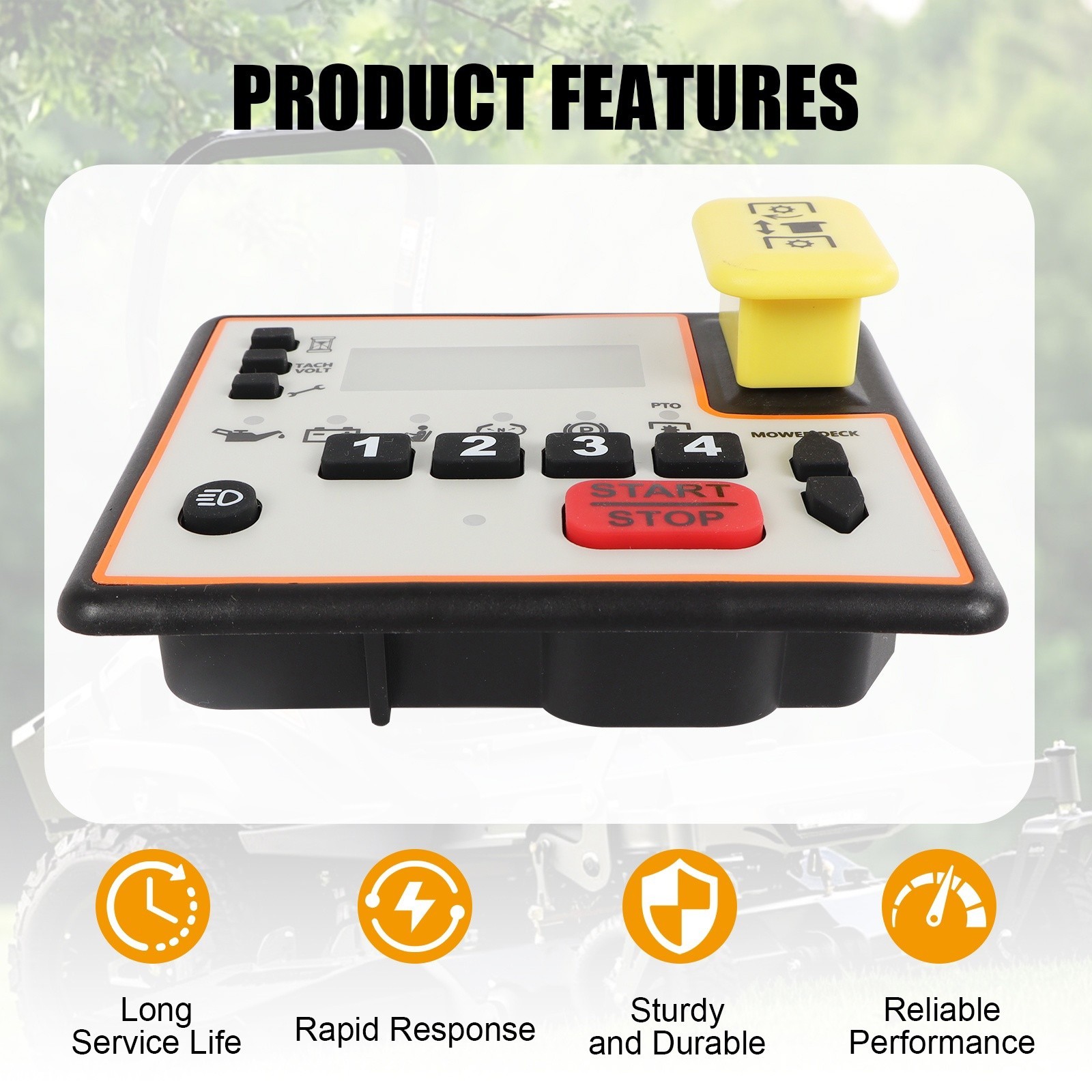 NEW Control Panel Console Keypad 486-0058-00, 486-0057-00 Fit Spartan Mower Carb