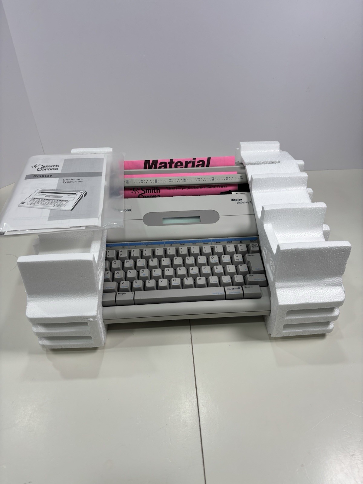 Smith Corona Memory Correct Electric Typewriter Model NA1HH w/ Manual – Tested