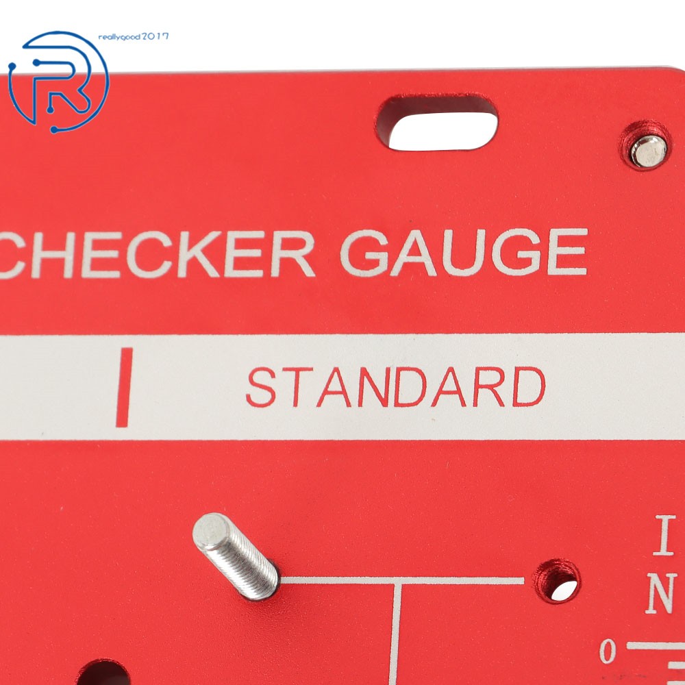 Nut and Bolt Thread Checker 28 Thread Identifier Gauge Inch and Metric Screw