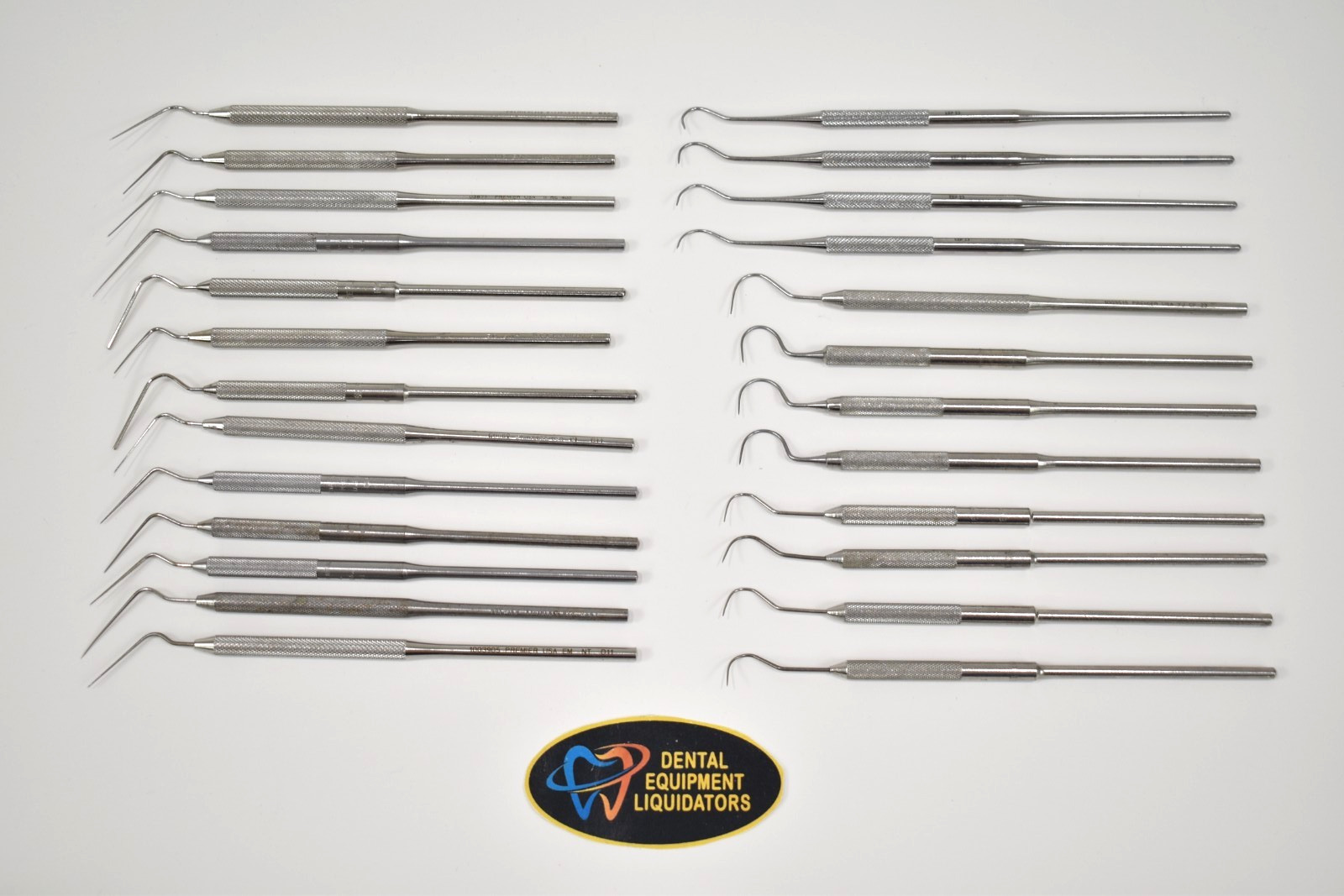 TWENTY-FIVE Dental Dentist Instruments – Various Makes & Models As Shown
