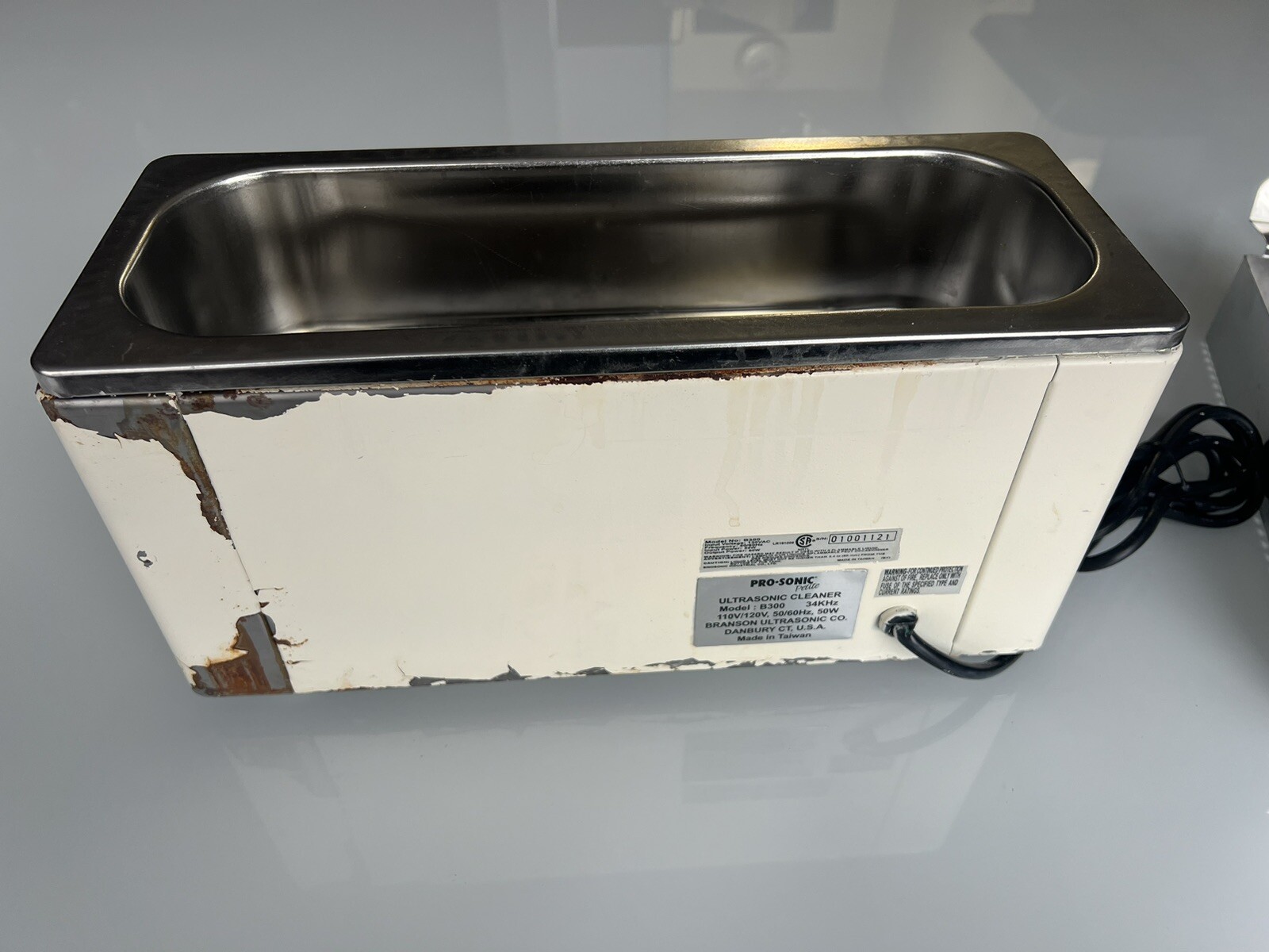 BRANSON PROSONIC Ultrasonic Cleaner Model: B300