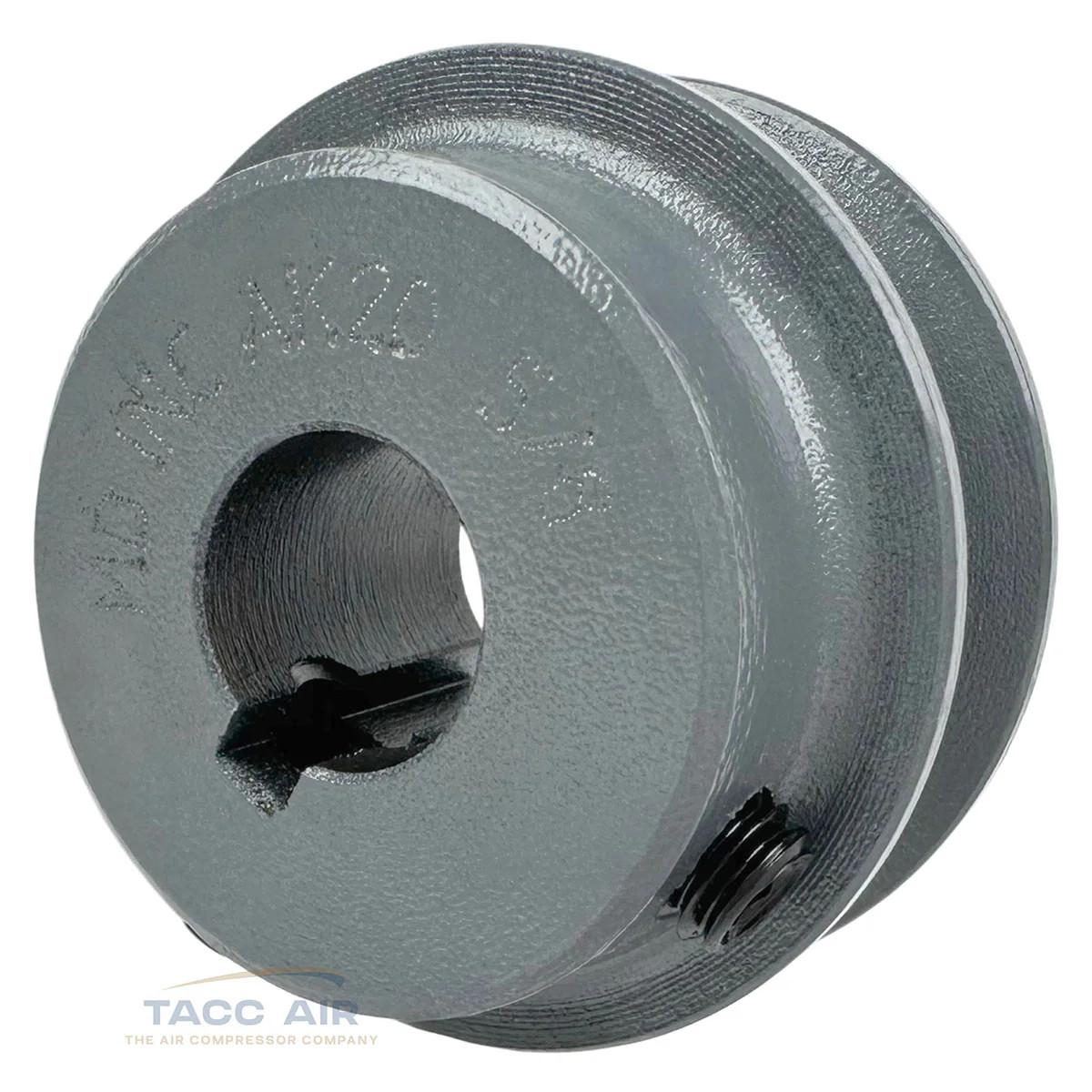 AK20-5/8 Cast Iron 2″ Single Groove Pulley A Section V Belt 4L 5/8″ Shaft Bore