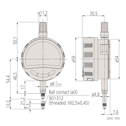 Mitutoyo Digimatic Indicator ID-CNX 543-700B ID-C0512NXB